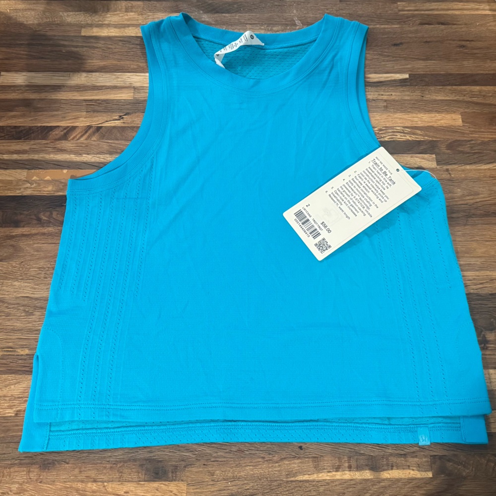 Lululemon Athletica Turquoise Tank Top